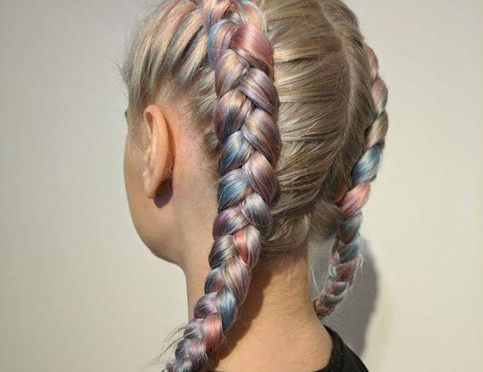 Blue Tit London butch braids