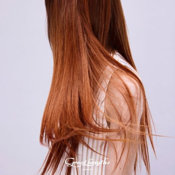 Copper Great Lengths Hair Extensions