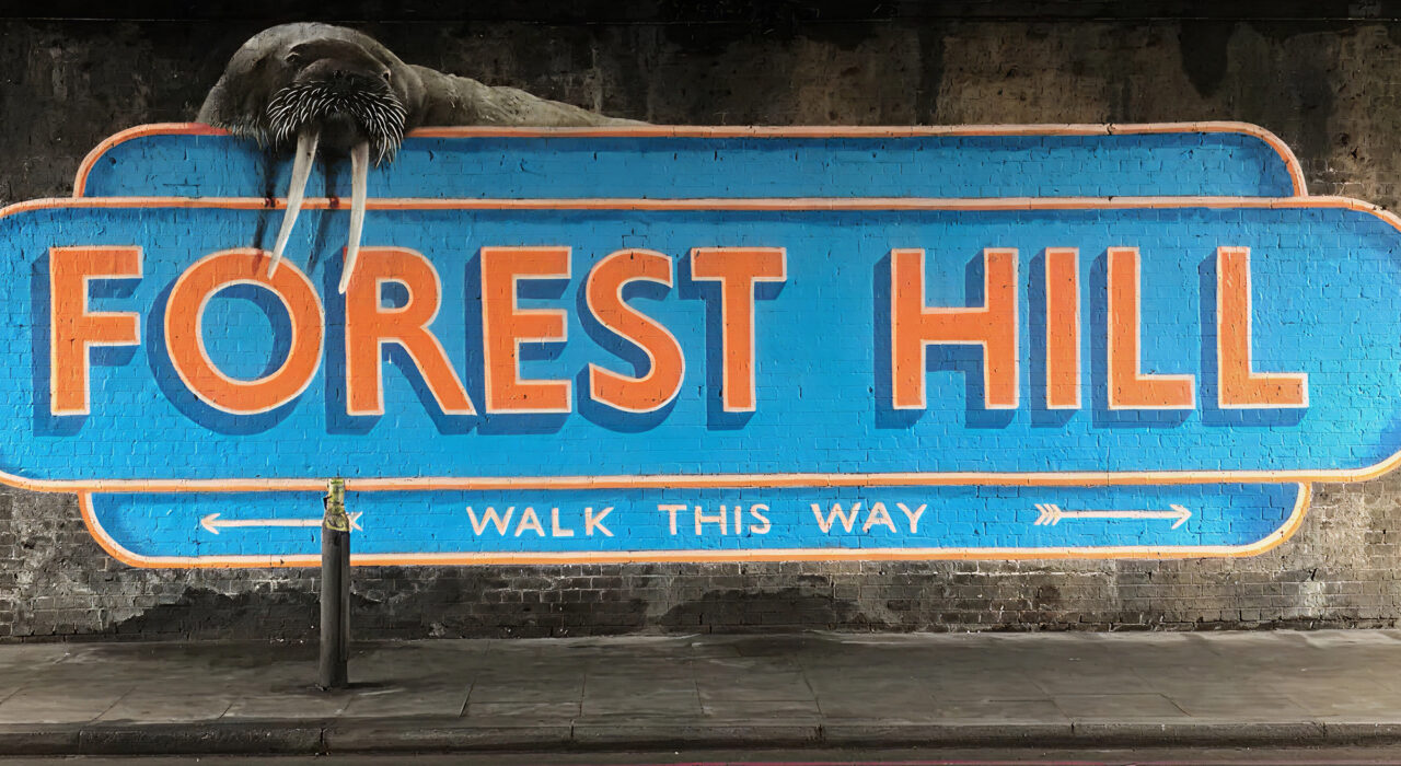 Blue Tit Forest Hill mural