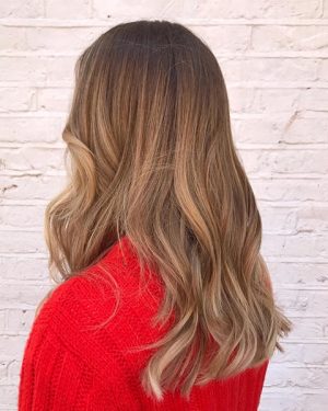 Balayage Brunette balayage hair colouring